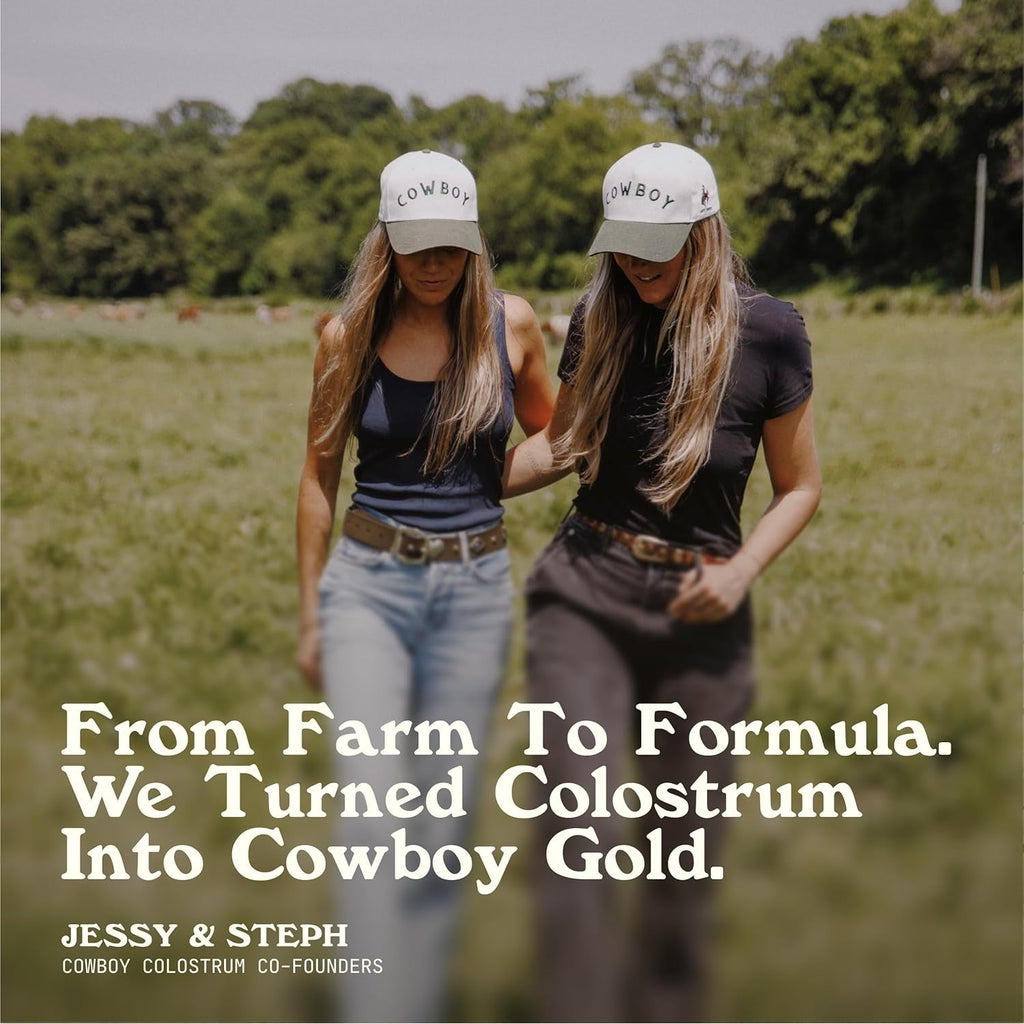 Cowboy - the Exclusive 1St Milking, Whole, Grass Fed Colostrum Supplement for Full Body Health - Bovine Colostrum Powder Packed W/Bioactive Nutrients - Sugar Free (Vanilla, 40 Servings)