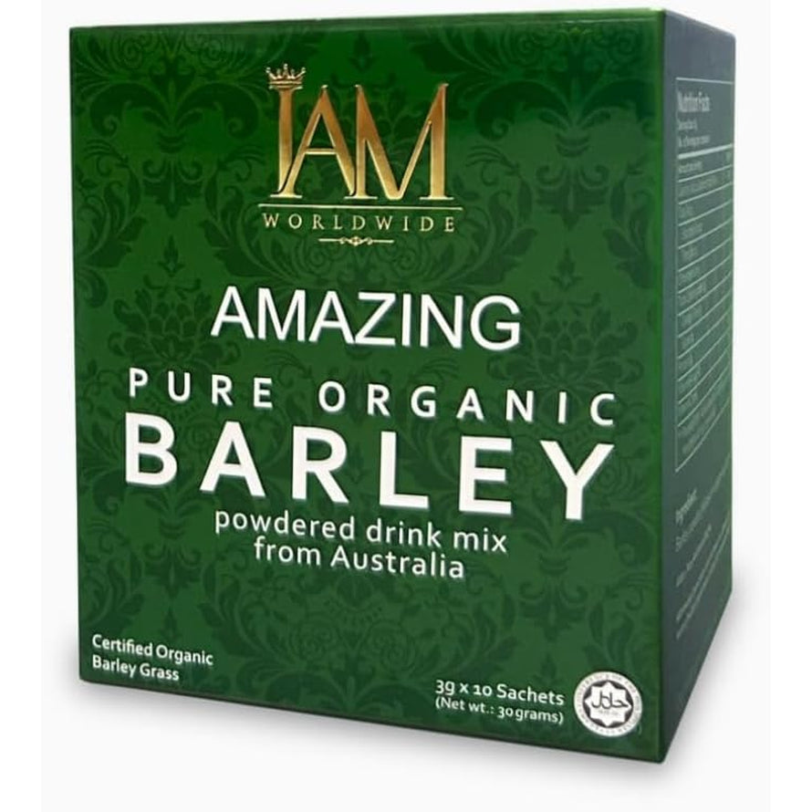 IAM Amazing Pure Organic Barley Powder Drink Barley Green Natural Blend