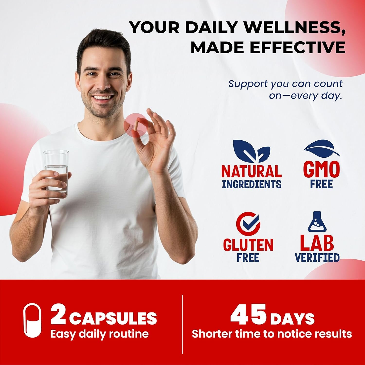 Dopamine Focus Supplement Ashwagandha 5-HTP Rhodiola Rosea St. John'S Wort - Increase Memory Clarity Focus Restore Relax with VIT B1, B6, B12, L-Theanine