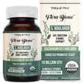 Organic Saccharomyces Boulardii - 10 Billion CFU - Clinically Validated CNCM I-1079 Probiotic Strain - Gut, Digestion & Healthy Bowel Support - First Organic Form of S. Boulardii Probiotic - 60 Count