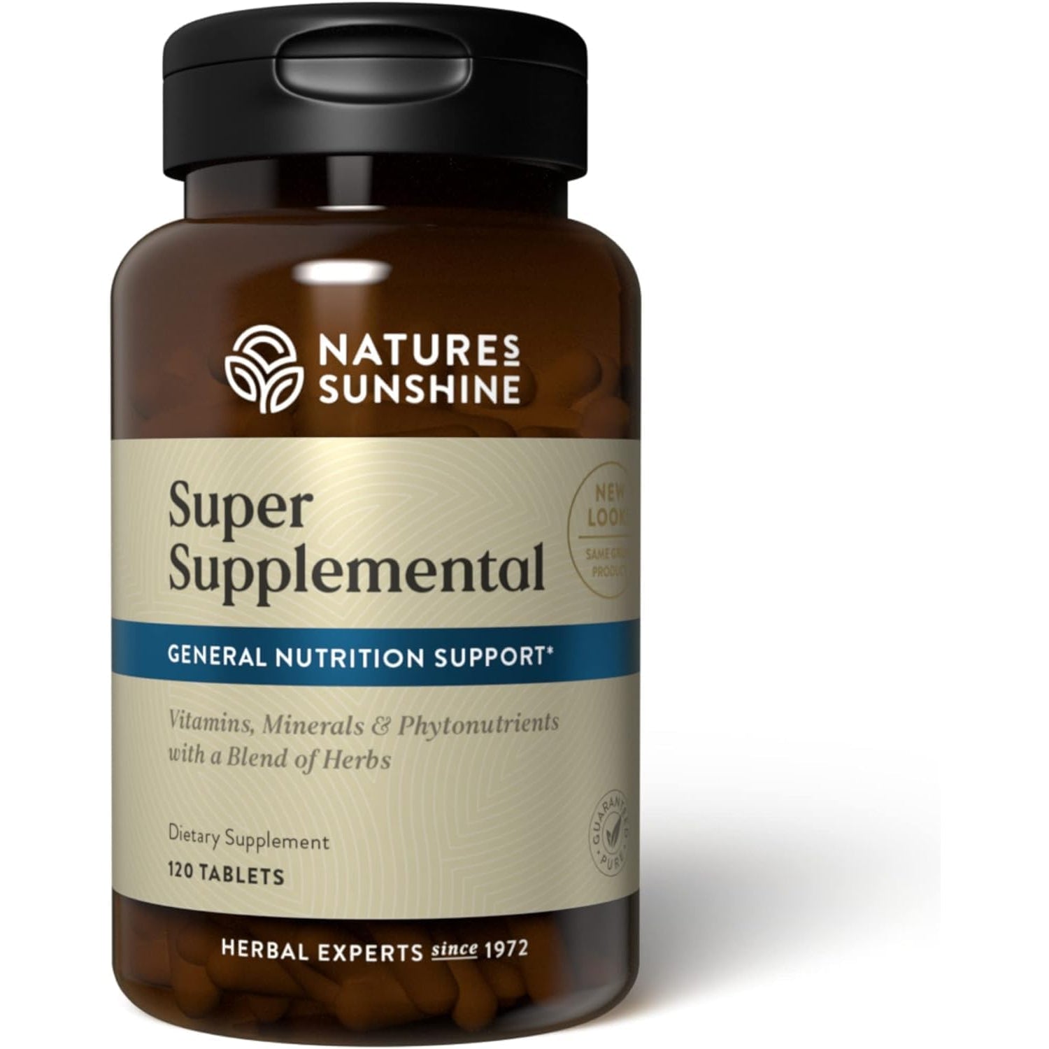 Nature'S Sunshine Super Supplemental: Complete Multivitamin with Minerals, Antioxidants & More for Nutritional Gaps, Overall Health, Immune & Energy Support. 120 Tabs