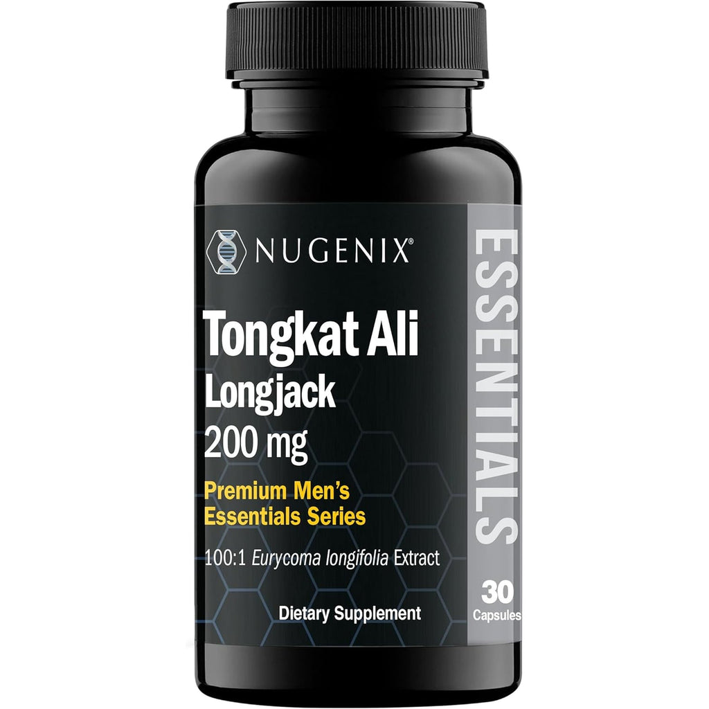 Nugenix Essentials Tongkat Ali for Men, Support for Men'S Health, Longjack Eurycoma Longifolia Extract, 30Ct