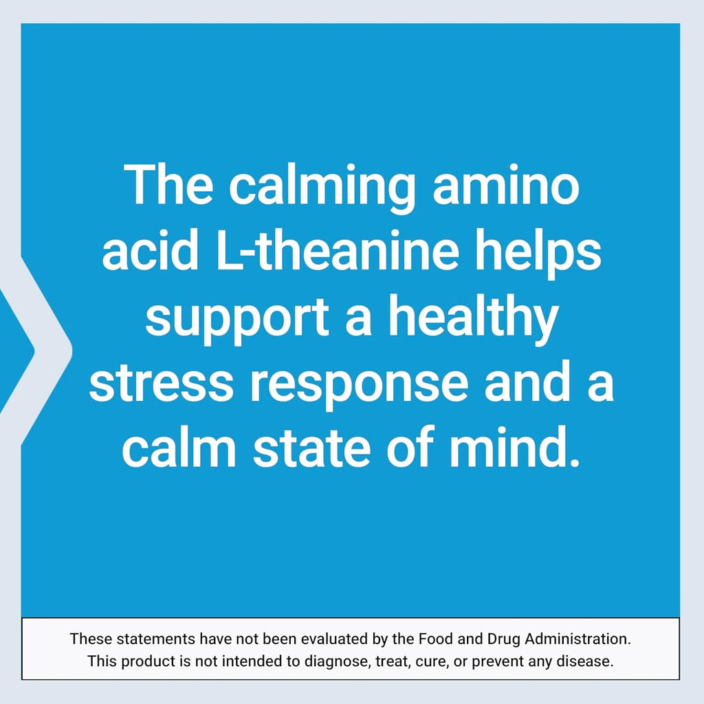 Life Extension L-Theanine, Amino Acid Theanine, Calm, Relaxation, Mood, Gluten-Free, Non-Gmo, Vegetarian, 200 Mg, 60 Capsules