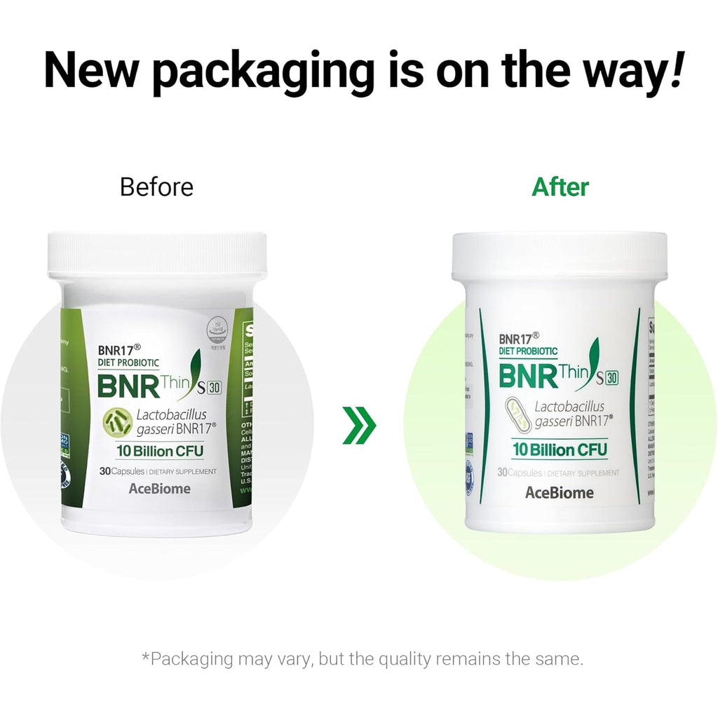 Bnrthin S30, Lactobacillus Gasseri BNR17, 10 Billion CFU Guaranteed, 30Capsules