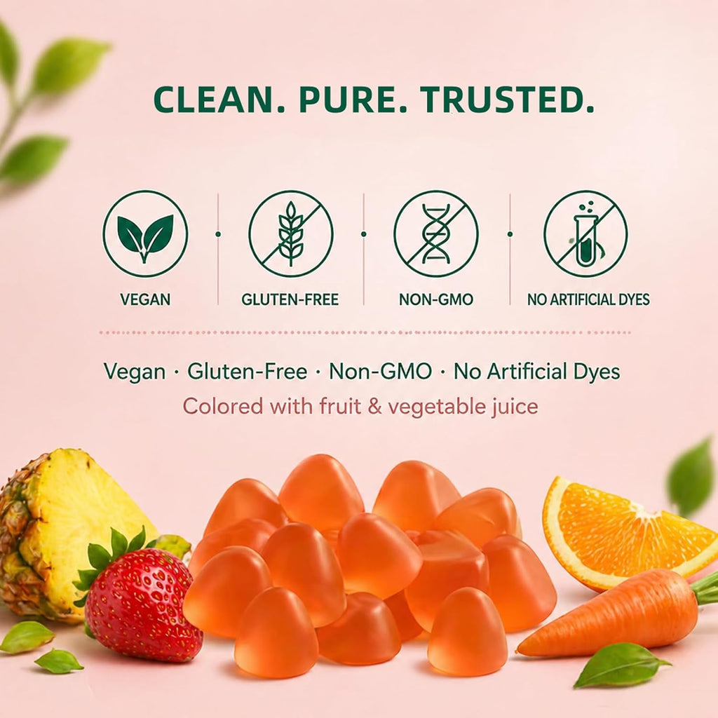 Women'S Probiotic Gummies – Feminine Ph Balance Probiotics Gummies & Vaginal Flora Support – Digestive Health – Vegan, Gluten-Free – Hawaiian Pineapple Gummy – 60 Count (30 Servings)（P1）