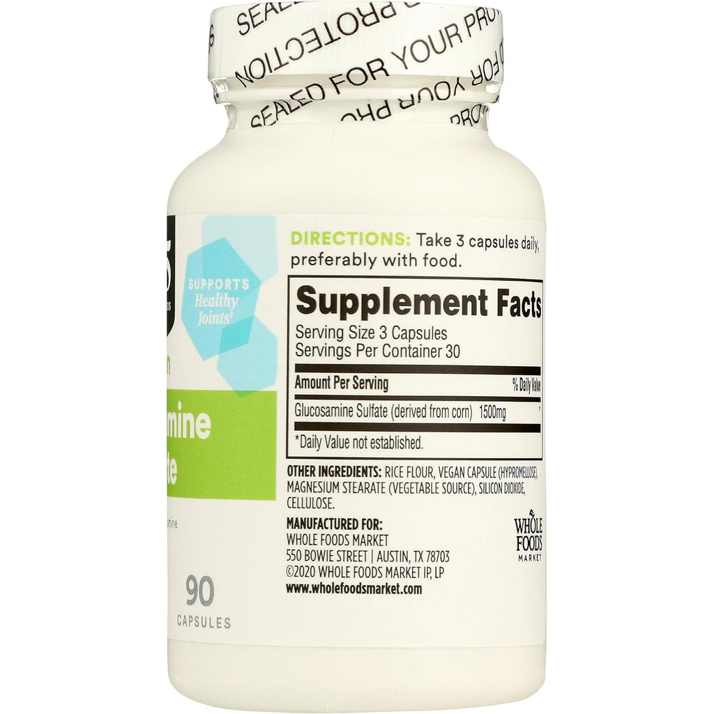 365 by Whole Foods Market, Glucosamine Sulfate Vegan, 90 CT