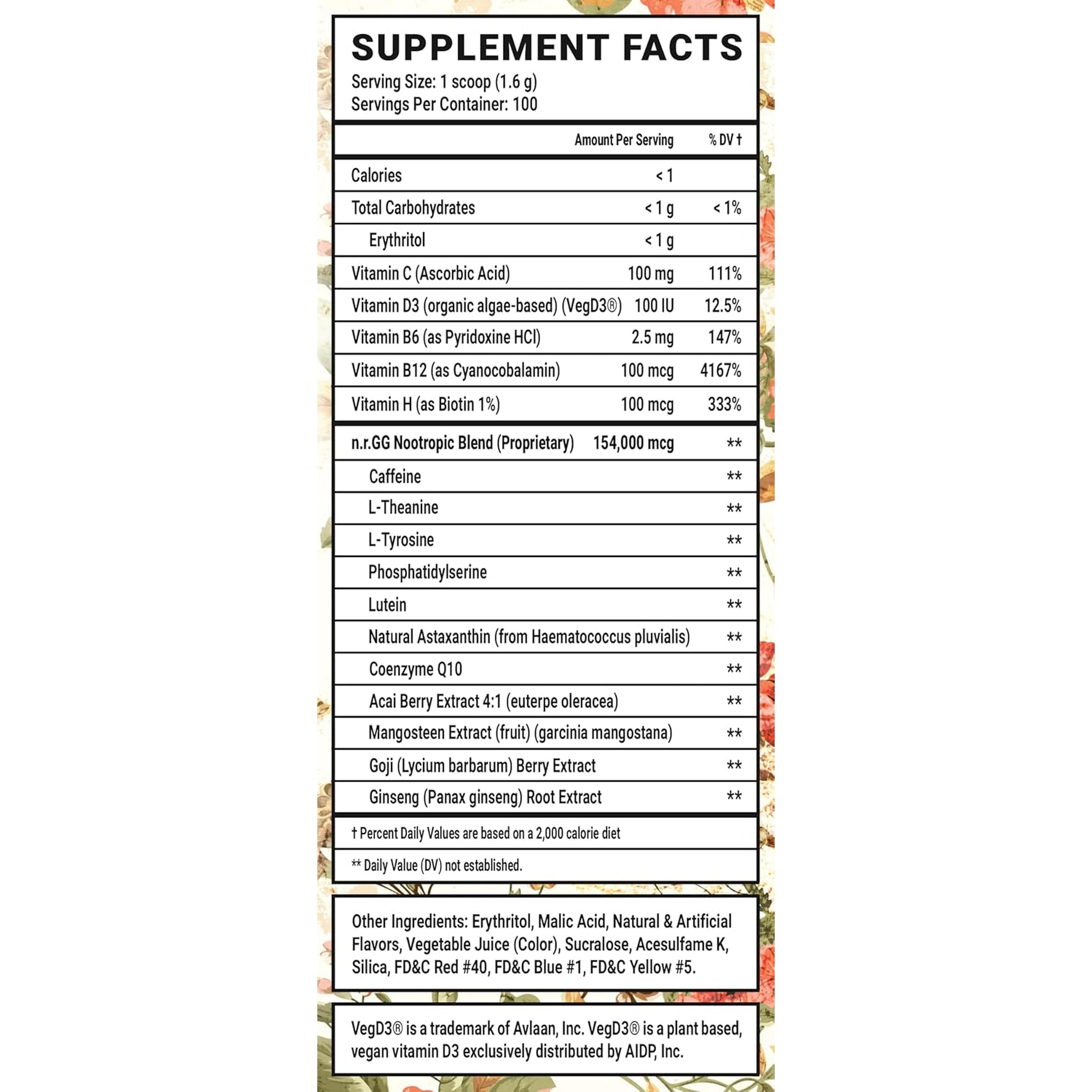 Gamer Supps GG Energy - Grandma'S Ashes by Goons (100 Servings) - Keto Friendly Gaming Energy and Nootropic Blend, Sugar Free + Caffeine + Vitamins + Immune Support, Powder Drink