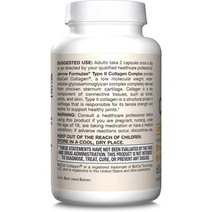 Jarrow Formulas® Type II Collagen Complex 1000 Mg Supplements, Supports Skin and Joint Health, 60 Capsules, 30 Day Supply