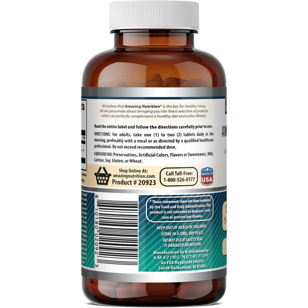 Amazing Formulas DHEA 100 Mg per Serving | 120 Tablets Supplement | (Dehydroepiandrosterone) | Non-Gmo | Gluten-Free | Made in USA