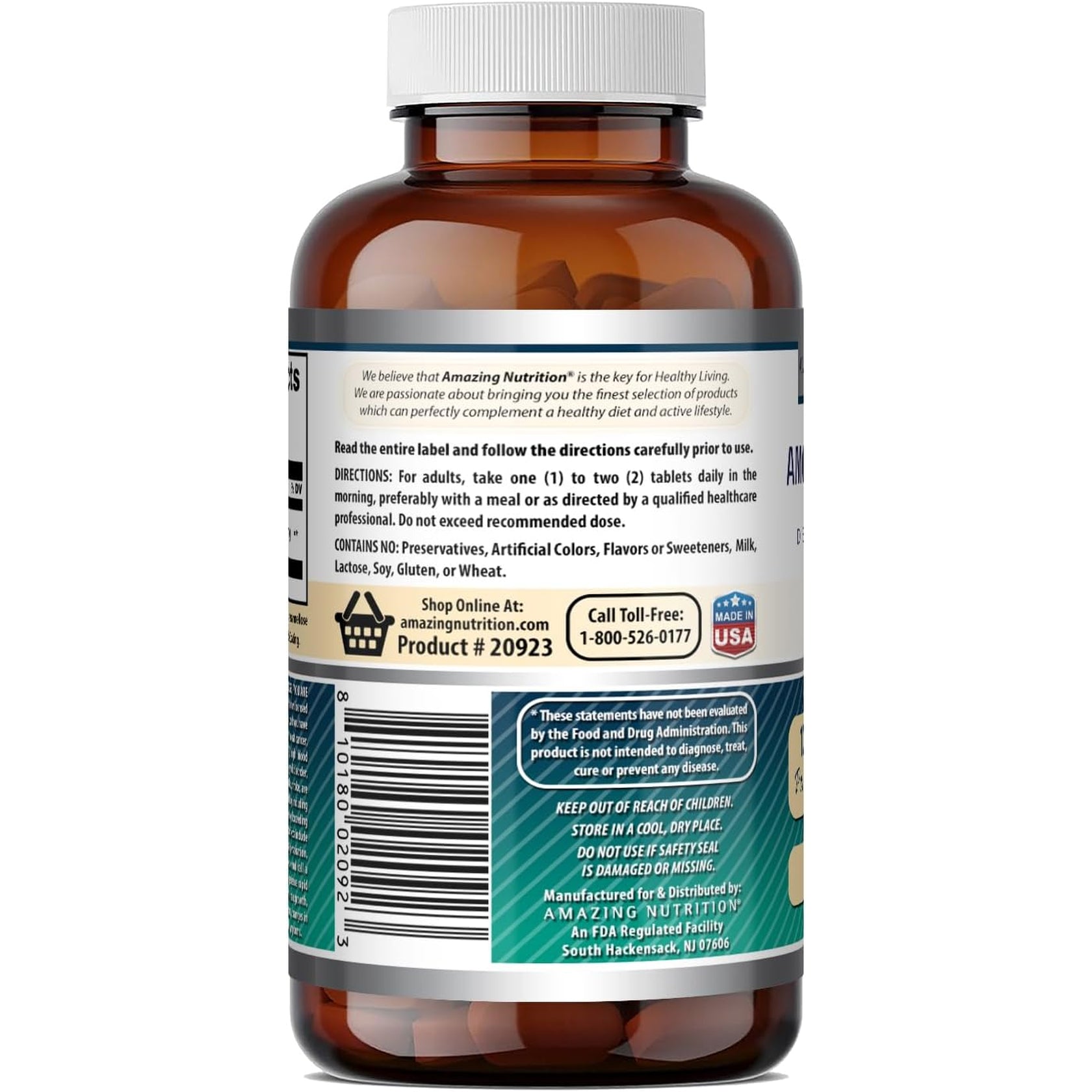 Amazing Formulas DHEA 100 Mg per Serving | 120 Tablets Supplement | (Dehydroepiandrosterone) | Non-Gmo | Gluten-Free | Made in USA