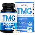 TMG Trimethylglycine Supplement 1,000Mg per Serving (3 Month Supply) - TMG Supplements for Homocysteine Control - as Betaine Anhydrous - Vegan, Third Party Tested & Non GMO - USA Made - (180 Capsules)