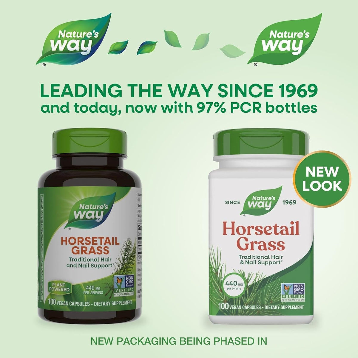 Nature'S Way Premium Herbal Horsetail Grass 440 Mg, 100 Vcaps