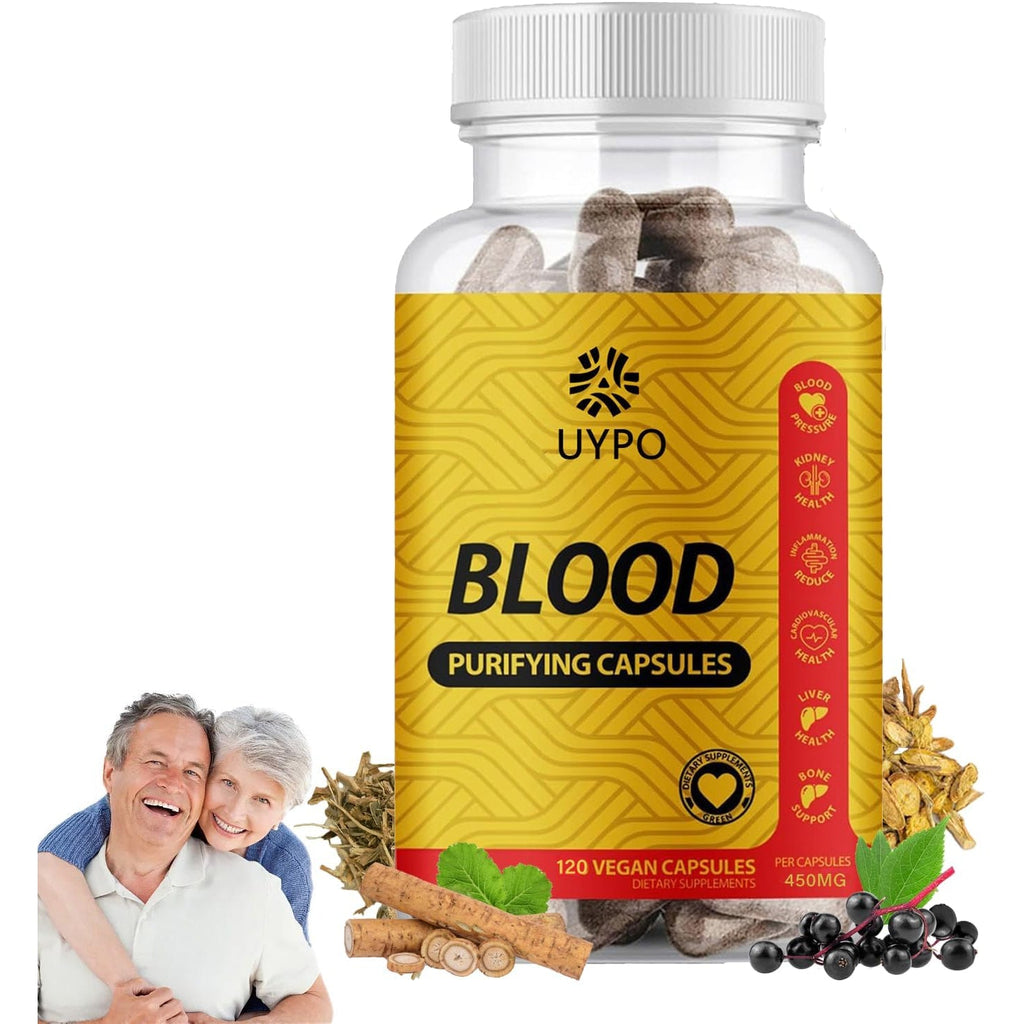 Blood Purifying Capsules, Gluten Free, Gmo-Free, Vegan 450 Mg (1PC)