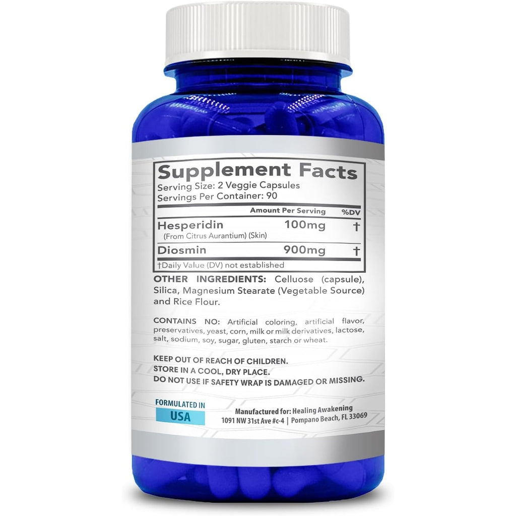 Hesperidin plus 1000Mg per Serving (180 Vegetarian Capsules)