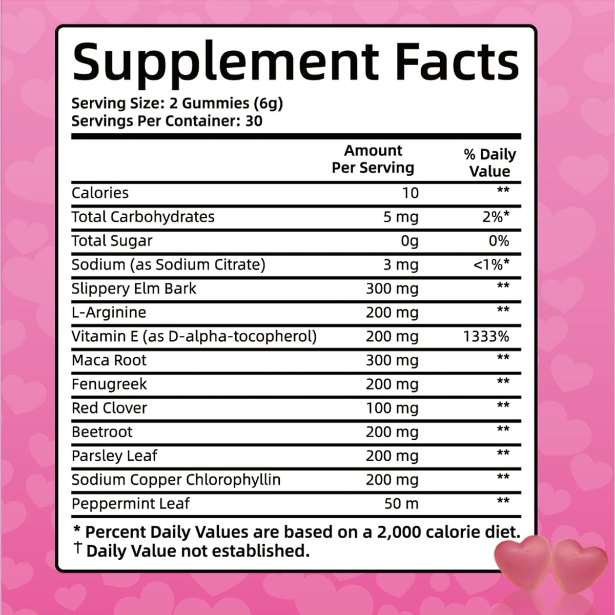 Pheromone Gummies for Her, Women Slippery Elm, Enhance Charm, Supports Balance, Confidence & Social Vibe, Vegan, Non-Gmo, Gluten-Free, Strawberry Flavor, 60 Gummies