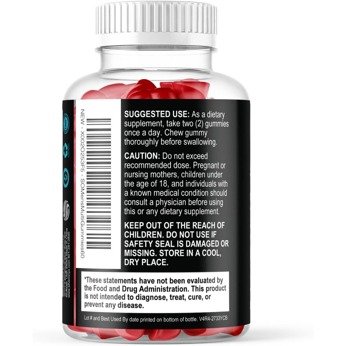 Multivitamin for Men - Complete Daily Mens Multivitamin Gummies with Vitamin D, B Vitamins, Zinc & More - Energy, Memory, Focus & Immune Health Support - 13 Essential Vitamins & Minerals - 60 Capsules