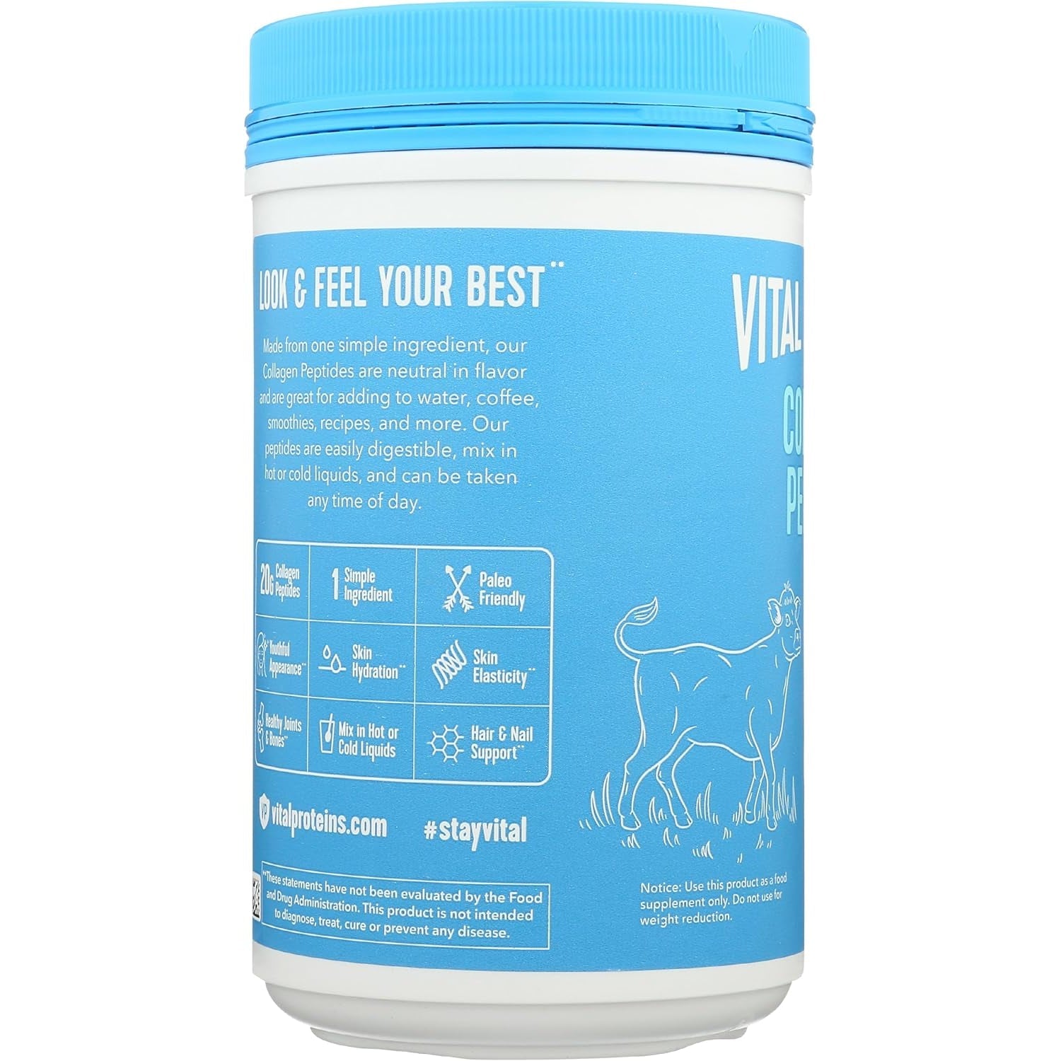 Vital Proteins Collagen Peptide Protein Powder, 10 OZ