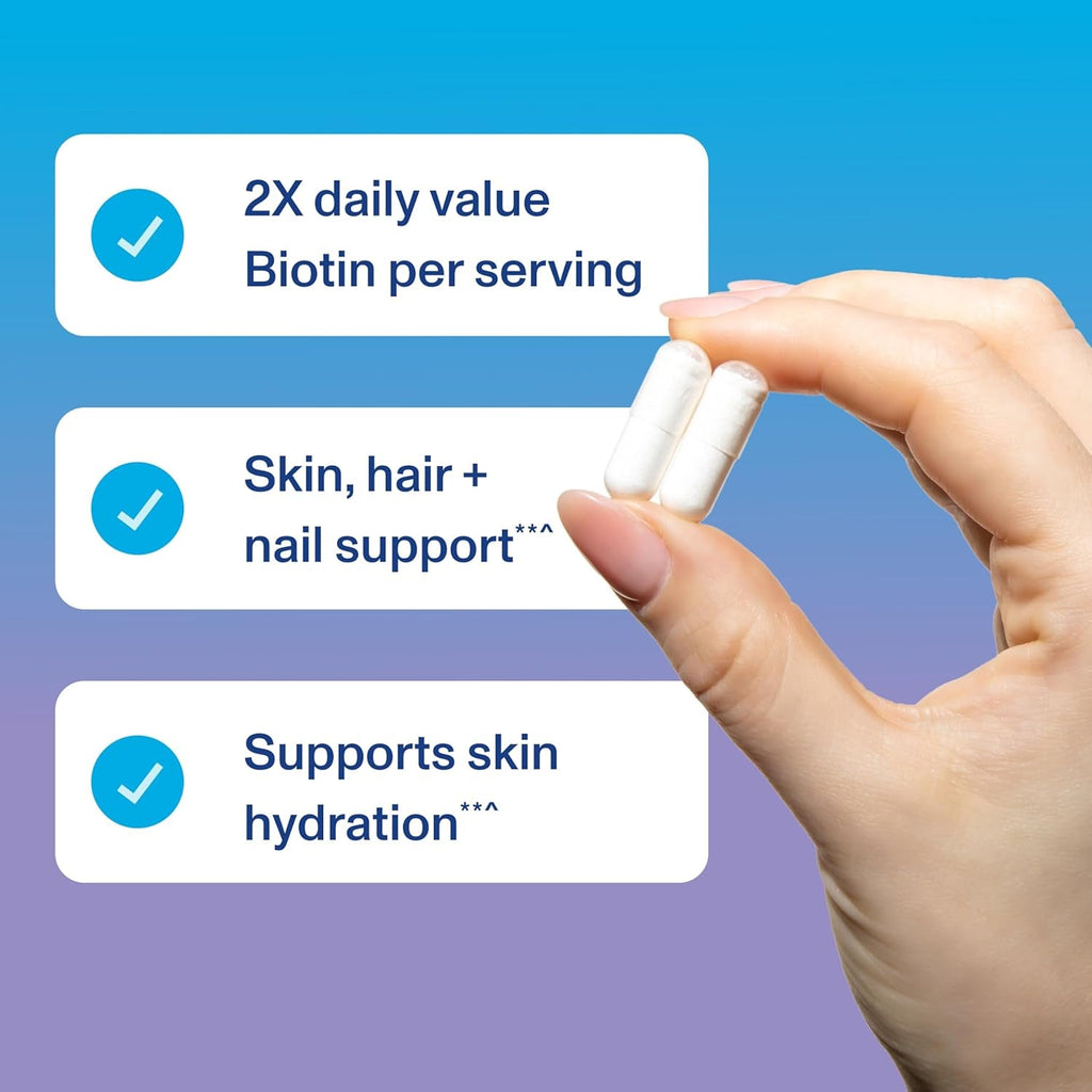 Vital Proteins Collagen Peptides Beauty Edition Capsules, 2.5G of Collagen per Serving with Biotin and Vitamin C, 30 Servings