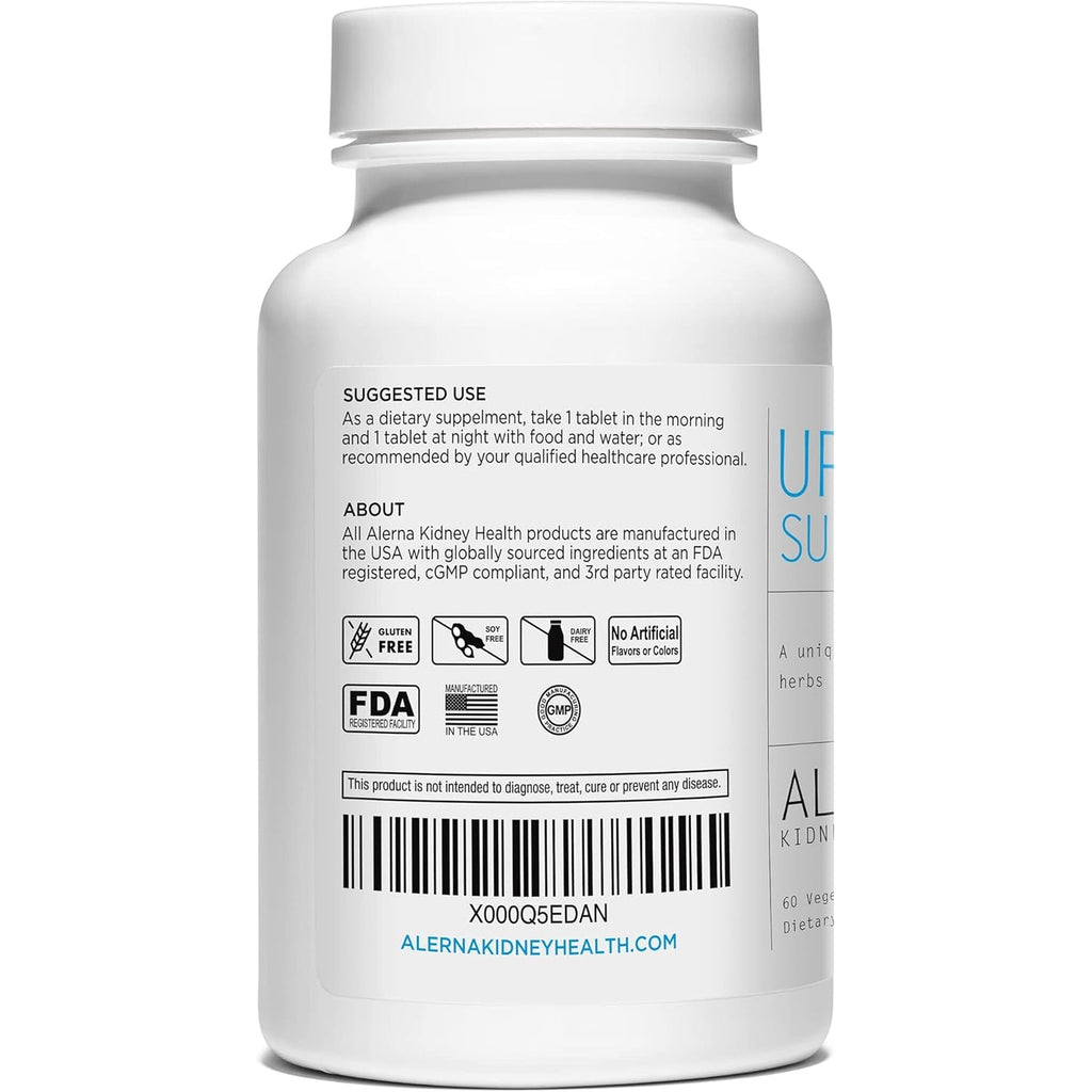 Uric Acid Support Dietary Supplement – Tart Cherry, Celery Extract, Turmeric & Quercetin – Joint Comfort Supplement with Antioxidant Support – 60 Vegetarian Tablets