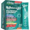 Sea Moss Powder Elderberry Ashwagandha Chlorella Manuka Honey Vitamind3 Vitamin C Zinc Spirulina Iodine Greens Detox Immune Support Sugar Free Hydration Powder Drink Mix – 20 Sticks