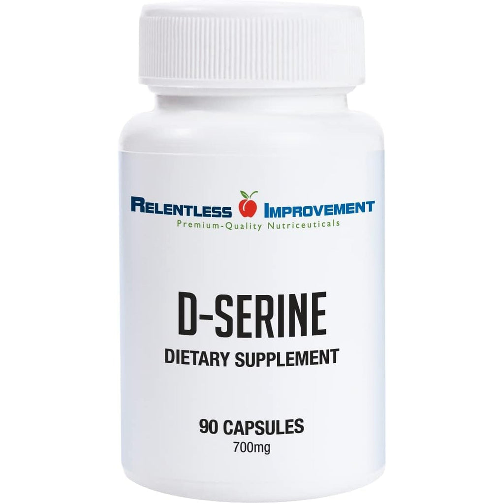 D-Serine - Amino Acid for Cognitive and Neuroprotection Support & Mood Enhancement - No Animal Content 90 Count 700Mg Vege Capsules