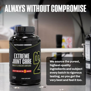 Nutrabio Extreme Joint Care - Joint Support Supplement - Joint Health Supplement, Supports Joints, Mobility, and Cartilage - 120 Capsules
