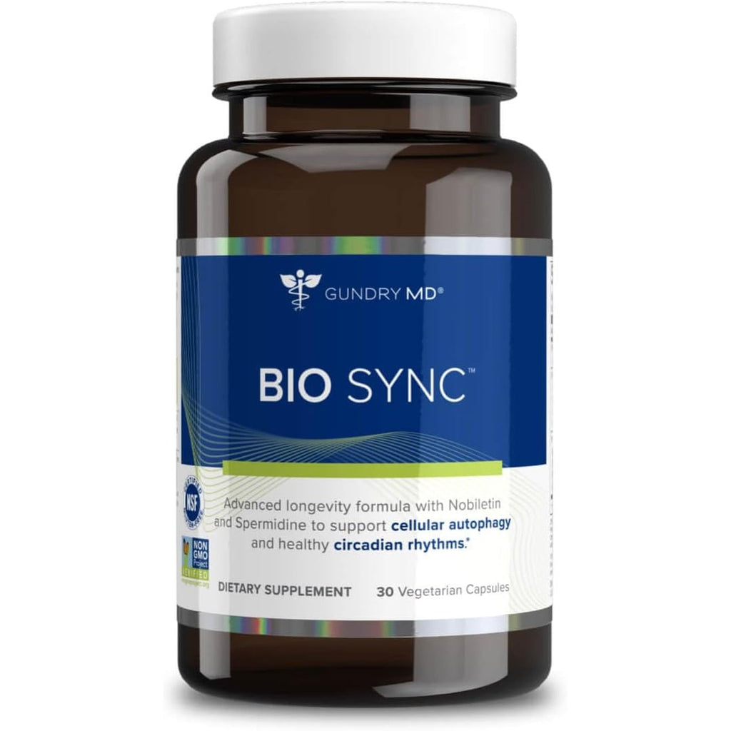 Gundry MD® Bio Sync Supplement for Daytime Energy, Supports Focus and Memory†* - (30 Capsules)