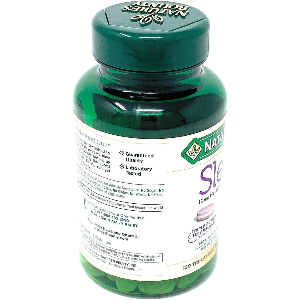 Nature'S Bounty Sleep3 10Mg. Melatonin, 120 Tablets