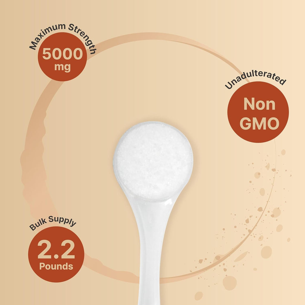 Naturebell Creatine Monohydrate Powder 1,000G, 5,000Mg per Serving, 200 Servings (2.2 Lb) | Micronized, Pure & Unflavored | Pre-Workout Muscle Support* | Keto, Vegan, Filler-Free