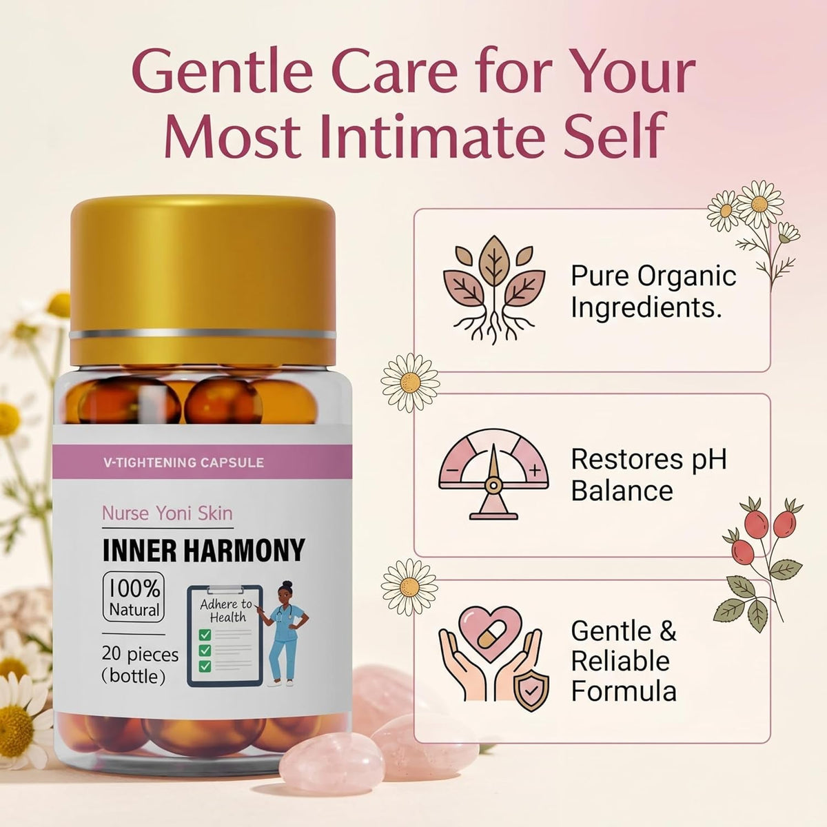 Inner Harmony for Women,Inner Harmony Capsules Tightening Capsules (1Pcs)