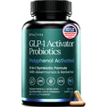 GLP-1 Activator Probiotic Supplement for Weight Loss, Gut Health, Energy & Metabolic Support – Akkermansia, Berberine, Gymnema, Resveratrol, EGCG & Hops – Appetite Control for Women & Men – 90Capsules