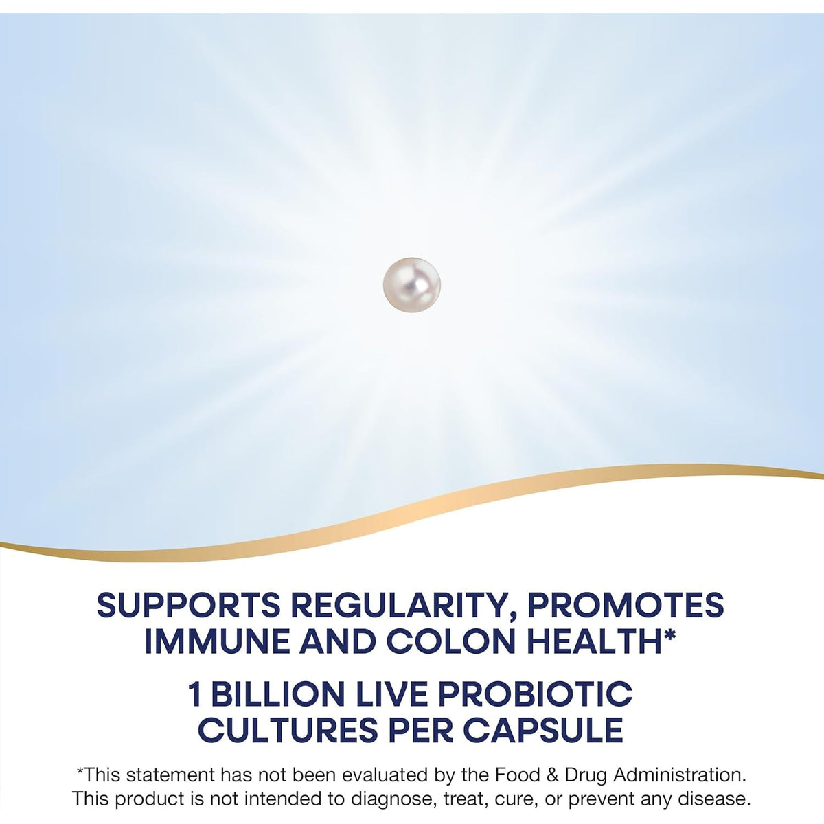 Nature'S Way Pearls Adult 50+ Probiotic, Probiotics for Digestive Health* Supports Regularity, Immune & Colon Health*, 1 Billion Cultures, No Refrigeration Needed, 30 Softgels