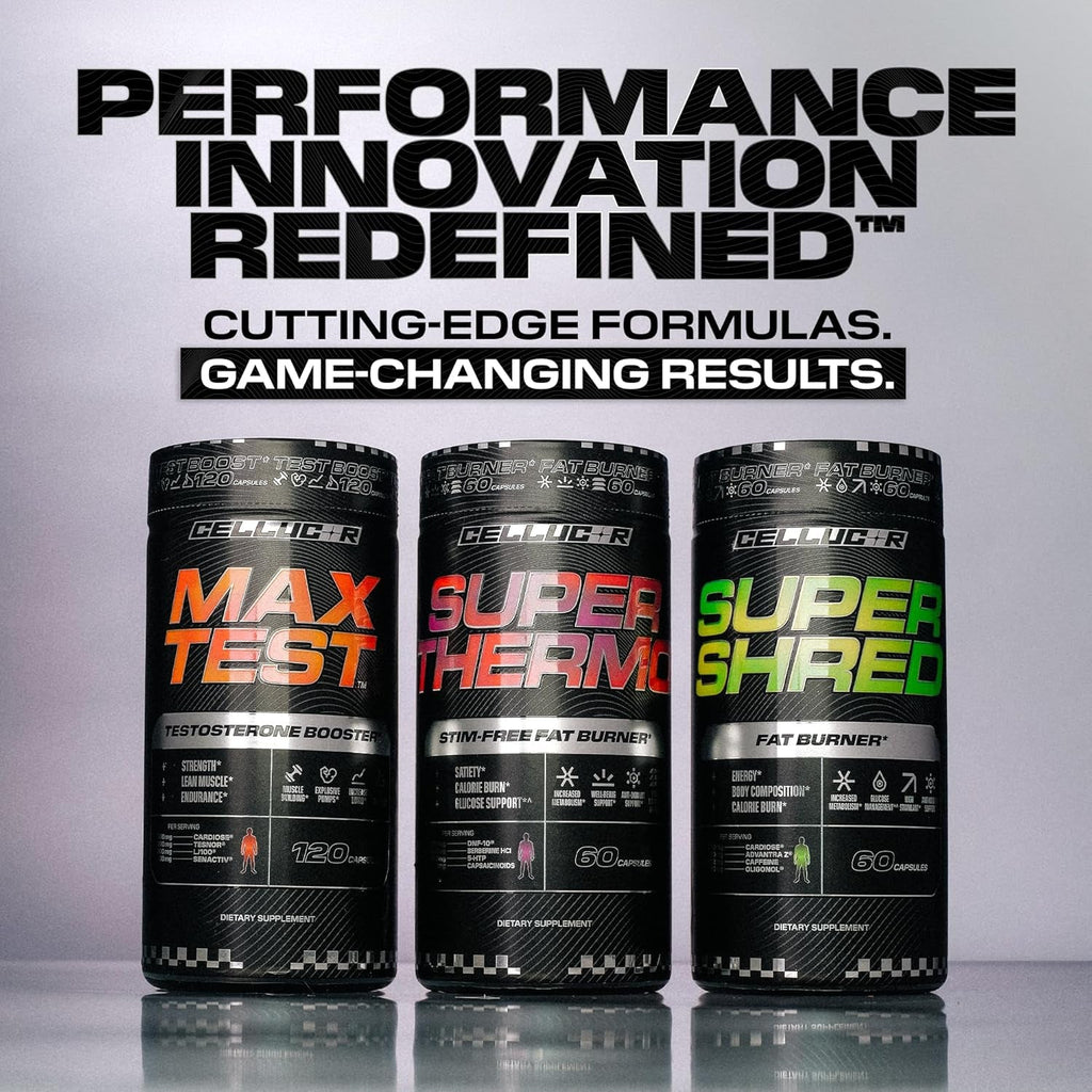 Cellucor Super Thermo™ Stim-Free Fat Burner | Thermogenic, Appetite, and Glucose Support | 60 Capsules