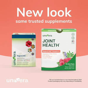 Glucosamine, Chondroitin, MSM with Univestin | Joint Support Powder Drink Mix for Mobility & Flexibility | Raspberry Flavor | 30-Day Supply (7G X 30 Sticks)