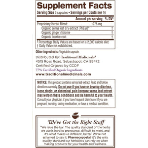 Traditional Medicinals - Smooth Move Senna, 50 Capsules