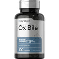 Horbäach Ox Bile Supplement | 1000Mg | 100 Capsules | Digestive Enzymes Supplement | Non-Gmo & Gluten Free
