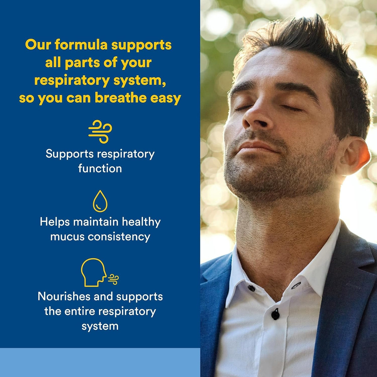 Lung, Bronchial & Sinus Health by Natural Factors, Natural Supplement for Respiratory Health and Easy Breathing, 45 Tablets (45 Servings)