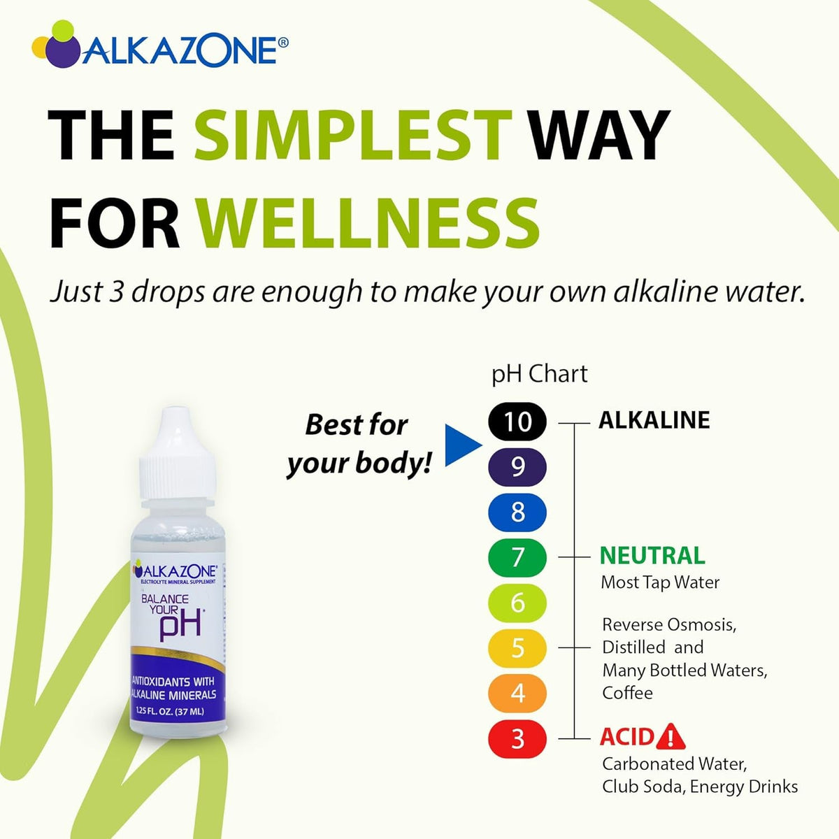 ALKAZONE Balance Your Ph Antioxidants Alkaline Mineral Booster & Supplements (2 Packs)