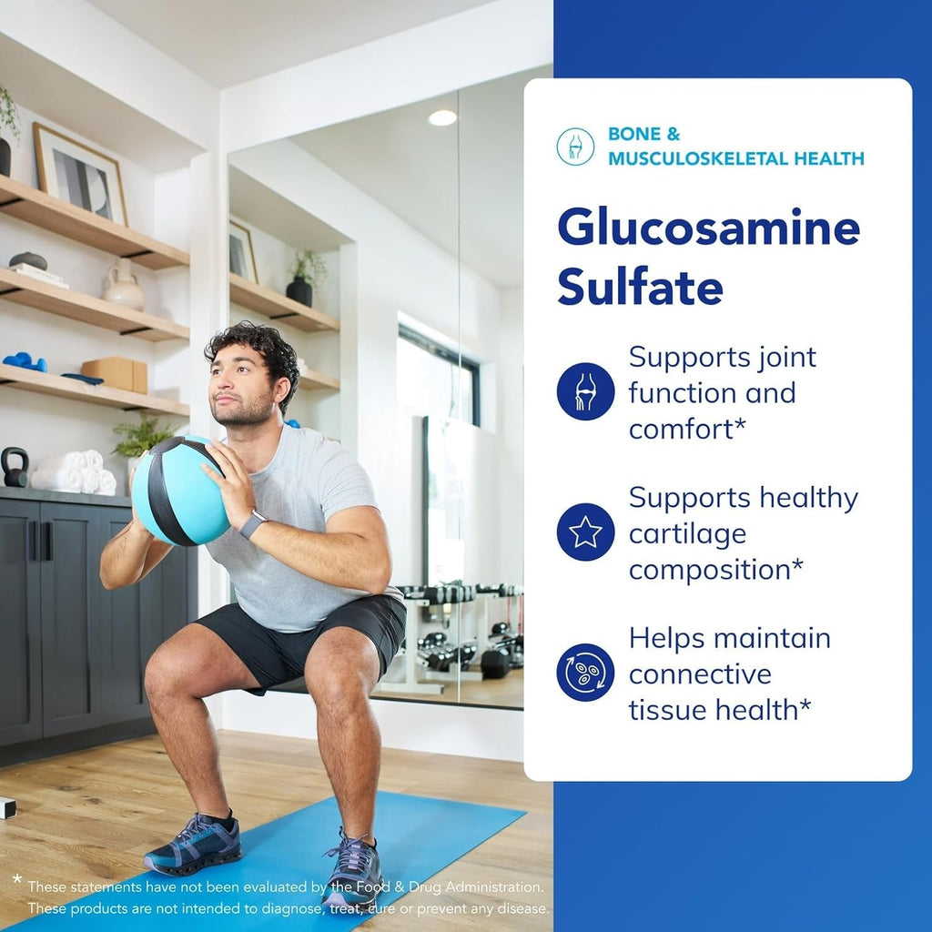 Pure Encapsulations Glucosamine Sulfate 1,000 Mg | Supplement for Joint Support and Mobility, Cartilage Health, and Connective Tissue* | 60 Capsules