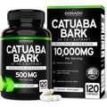 Catuaba Bark Extract 10,000Mg per Serving (120 Capsules) (Erythroxylum Catuaba) 3Rd Party Tested - Drive & Stamina - Made in the USA - Gluten Free & Non-Gmo - Vegan - for Men & Women - (120 Capsules)