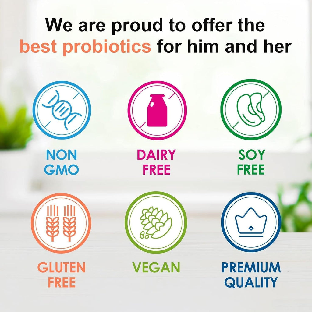 CANLIST Probiotics 120 Billion Cfus 18 Strains, 3 Prebiotics & Digestive Enzymes for Men Women,Digestive & Immune Support,Shelf Stable Non-Gmo 120 Capsules