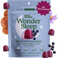 Plant People Wondersleep Mushroom Gummies Supplement for Sleep, No Melatonin Sleep Gummies with Reishi Mushroom, Saffron & Chamomile, Wild Elderberry Flavor, Sugar-Free (60 Count)