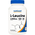 Nutricost L-Leucine 2,000Mg, 120 Vegetarian Capsules, Non-Gmo, Gluten Free, 30 Servings