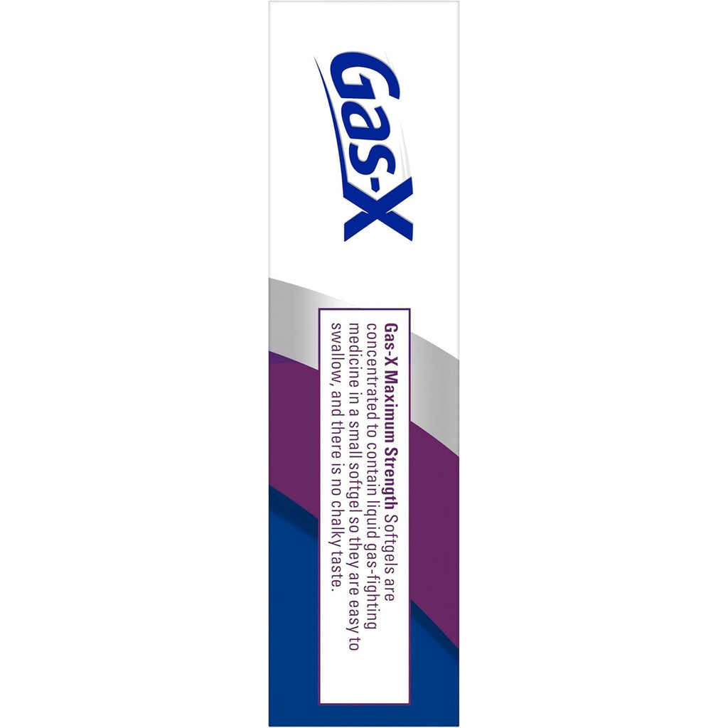 Gas-X Maximum Strength Gas Relief Softgels with Simethicone 250 Mg - 30 Count