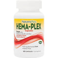 Naturesplus Hema-Plex Iron - 60 Fast-Acting Capsules - 85 Mg Chelated Iron - Total Blood Health - with Vitamin C & Bioflavonoids - Vegan, Gluten Free - 30 Servings