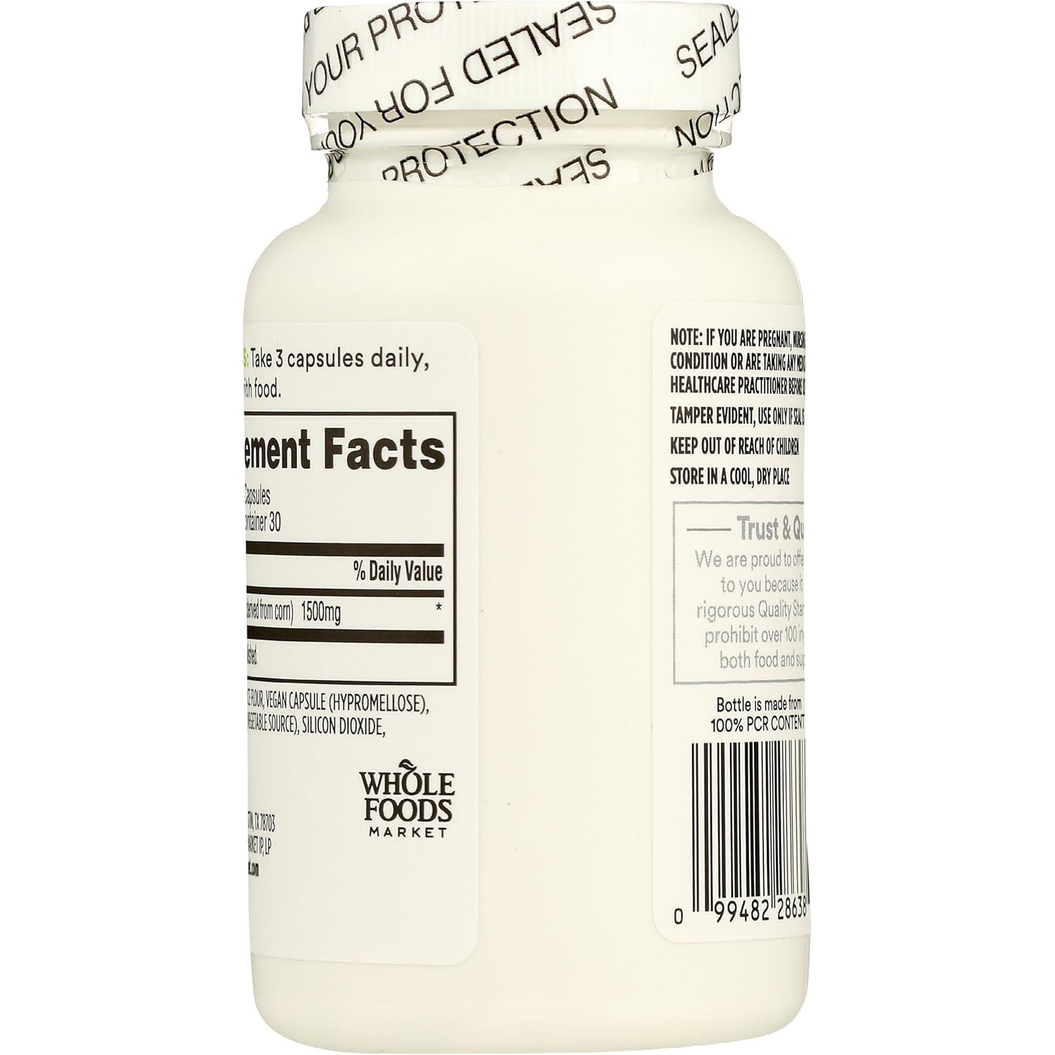 365 by Whole Foods Market, Glucosamine Sulfate Vegan, 90 CT