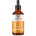 BIORAY Kids NDF Tummy, Raspberry - 4 Fl Oz (120 Ml) - 11-Strain Probiotic Blend - Supports the Immune Response in the GI Tract - Non-Gmo, Vegan, Gluten Free - Approx. 120 Servings