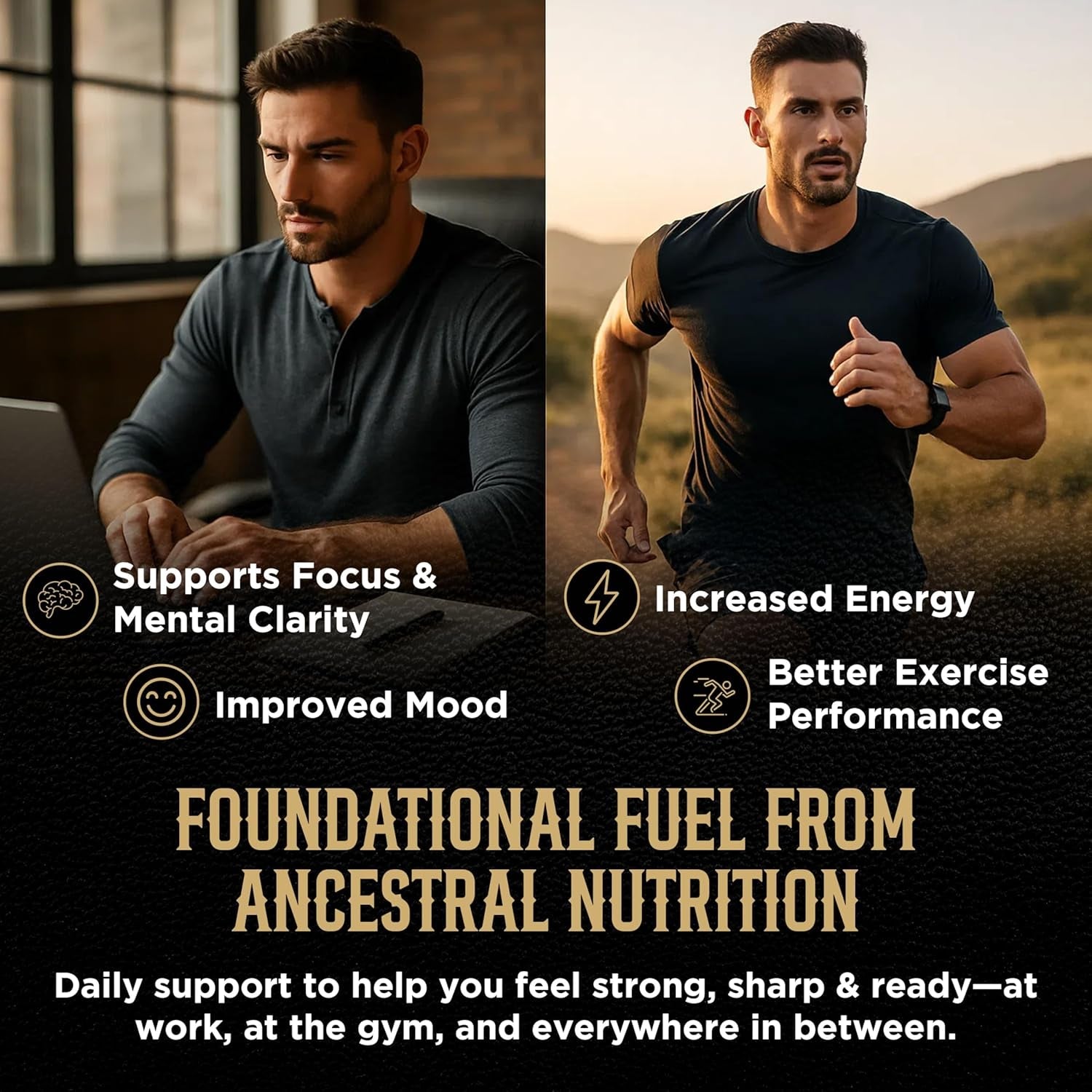 Beef Organ Supplement for Men & Women - PRIMUS Grass Fed Beef Liver Capsules with Heart, Primal Ancestral Blend 5 Organ Meat Supplements, Viking Energy Complex, Bioperine for Absorption, 180 Pills