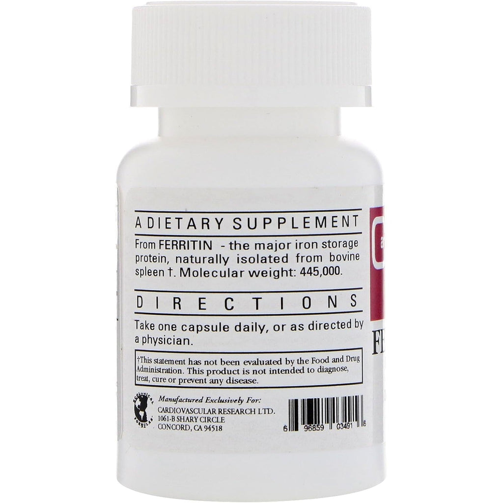 Cardiovascular Research Ferritin Capsules, 60 Count