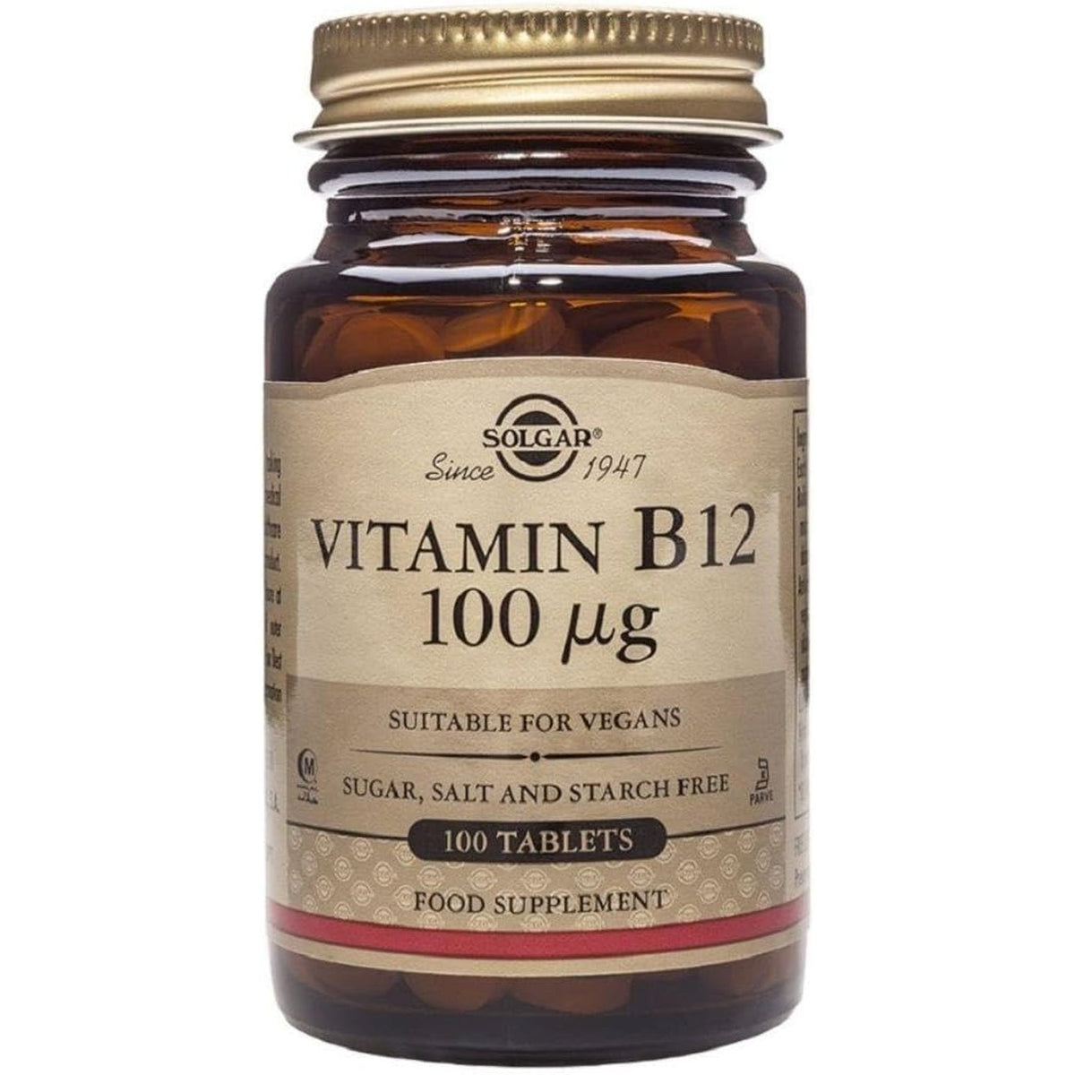 Vitamin B-12 100Mcg Solgar 100 Tabs